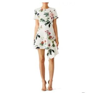 STYLESTALKER Garden Floral Asymmetrical Dress
